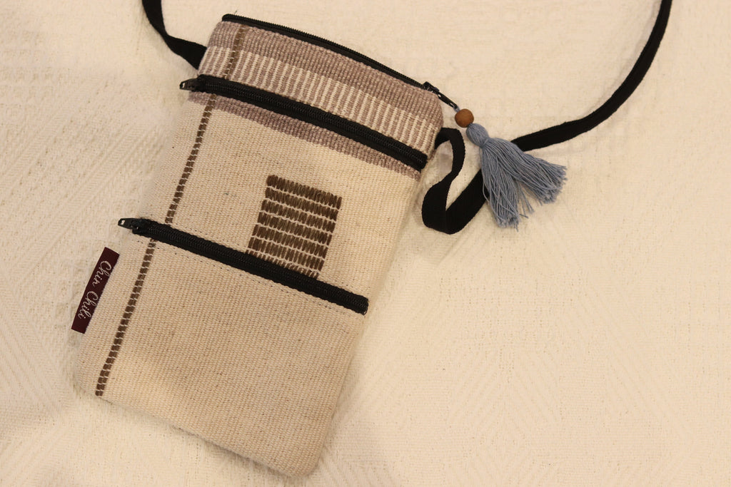 スマホポシェット (青)