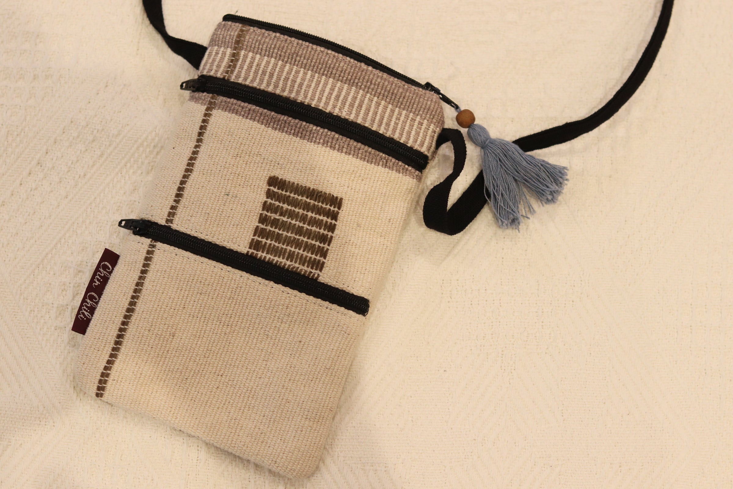 スマホポシェット (青)