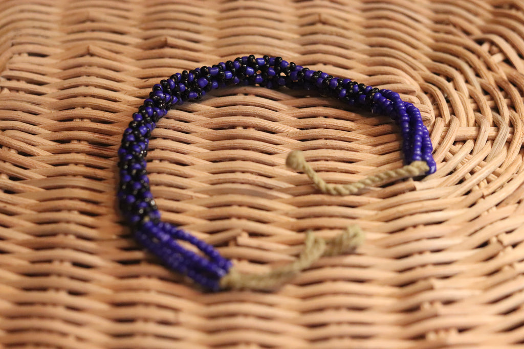 青と黒のブレスレット。【アウトレット】