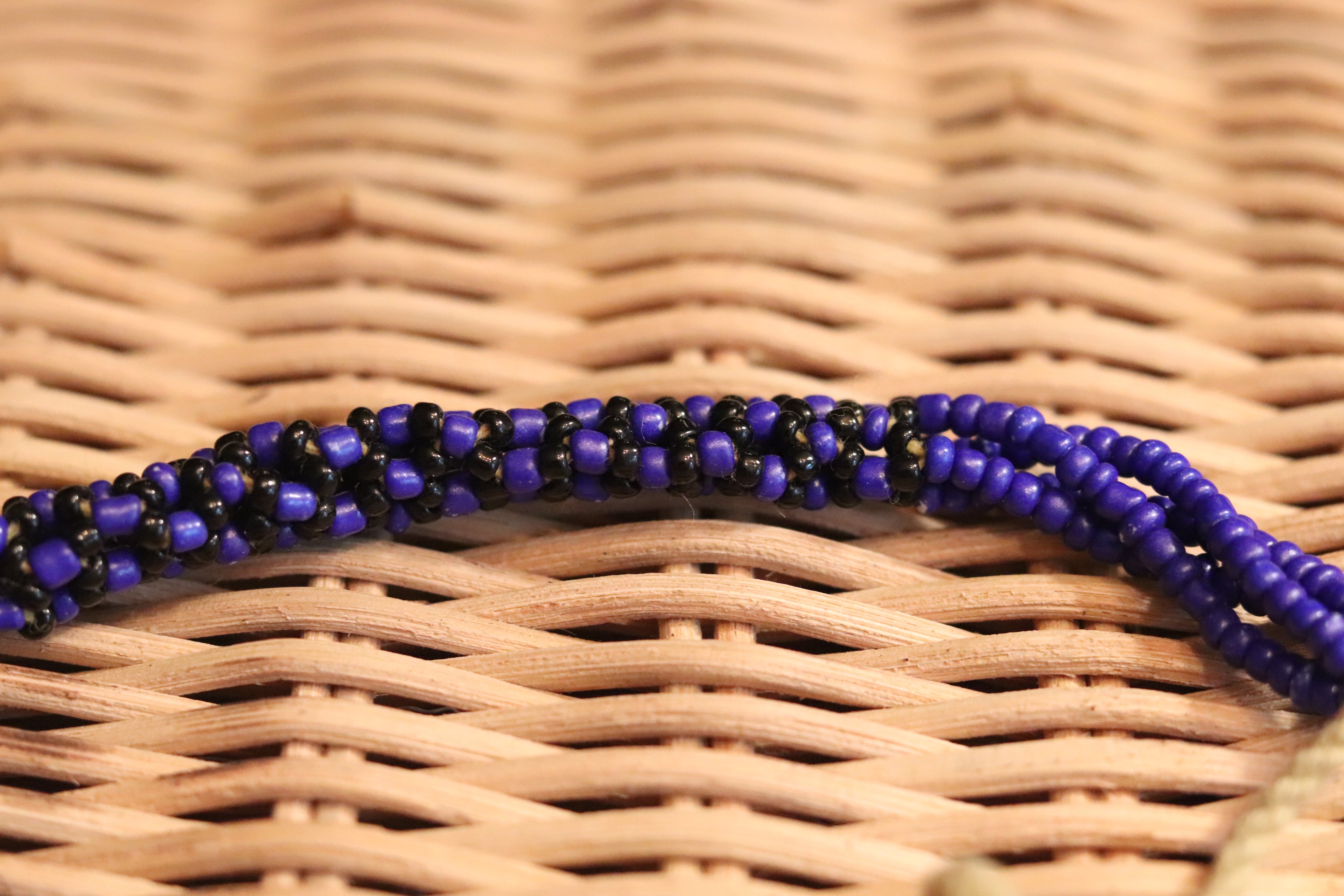 青と黒のブレスレット。【アウトレット】