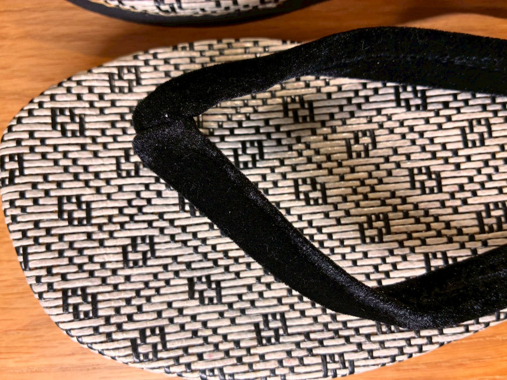 白黒サンダル【アウトレット】