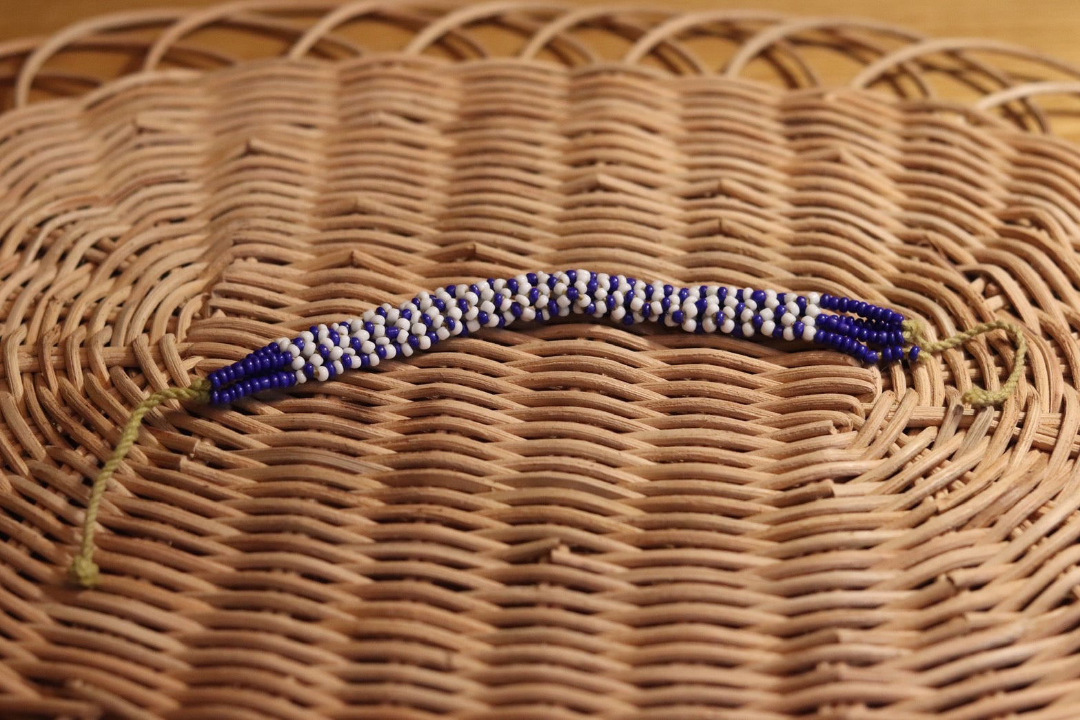 青と白のブレスレット【アウトレット】